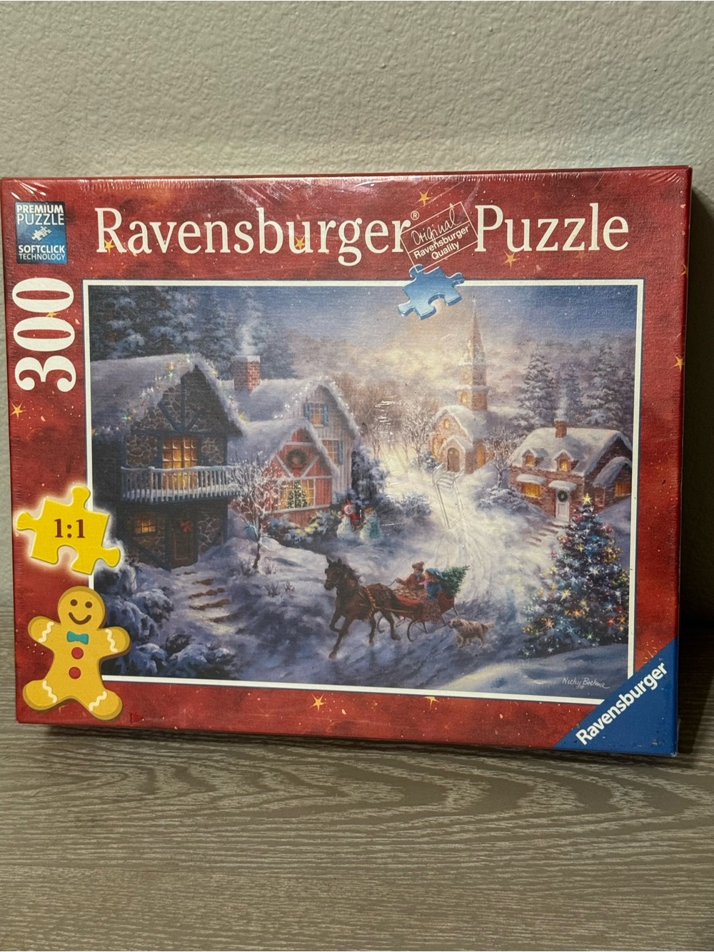 Ravensburger Dashing Through the Snow 300-Piece Large Format Jigsaw Puzzle